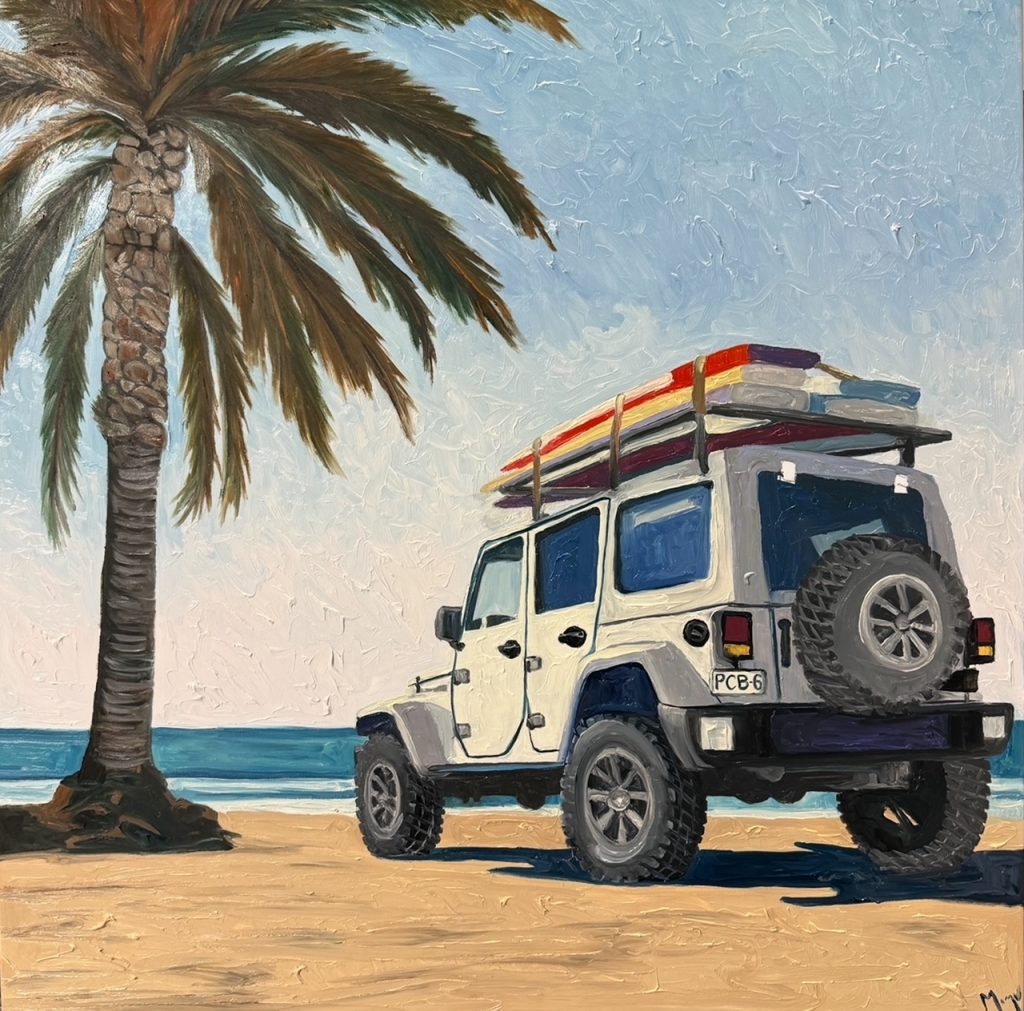 White Jeep With Surfboards #6